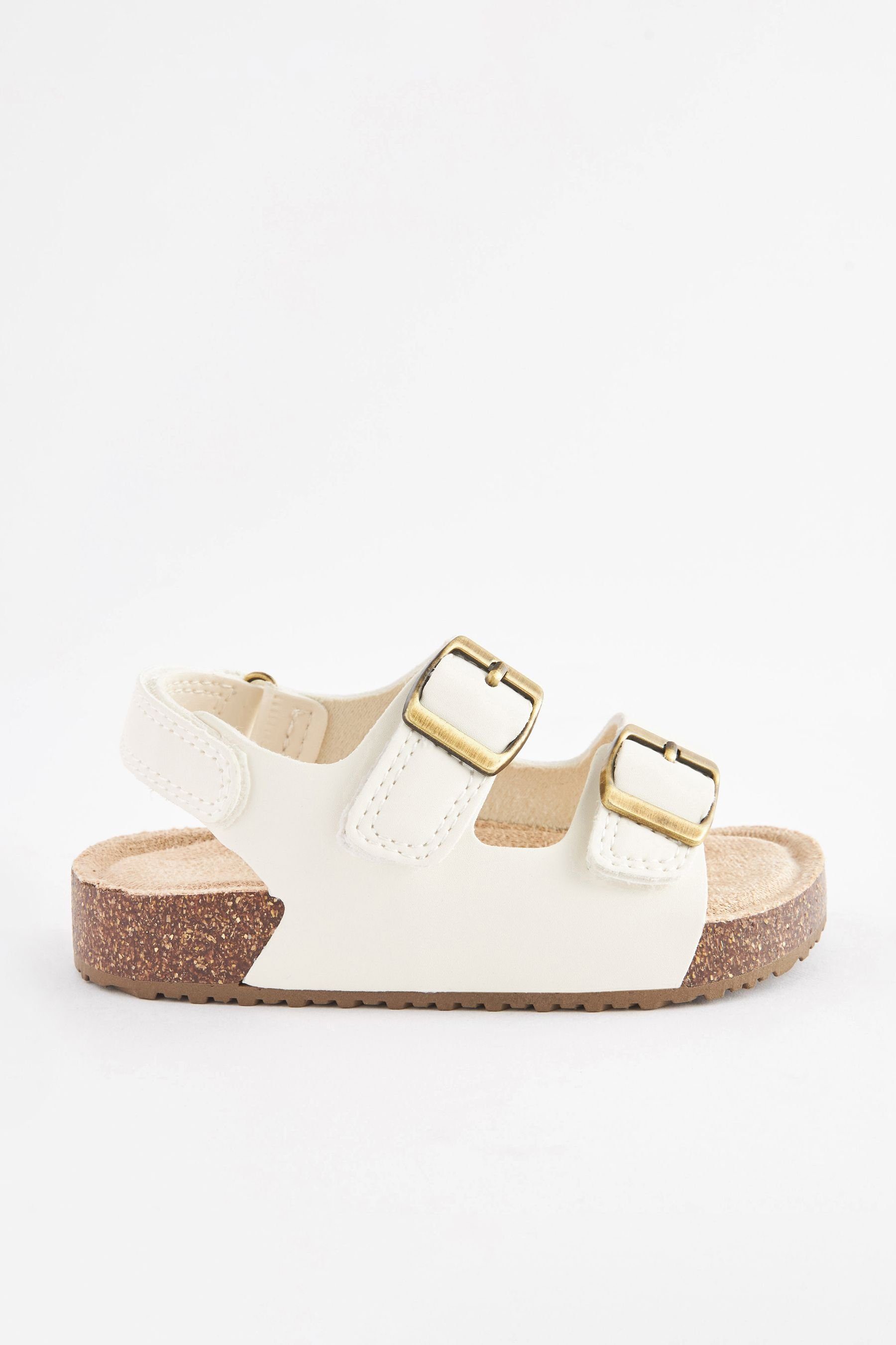 Next Sandalen mit zwei Riemen und Korkfußbett Sandale (1-tlg)