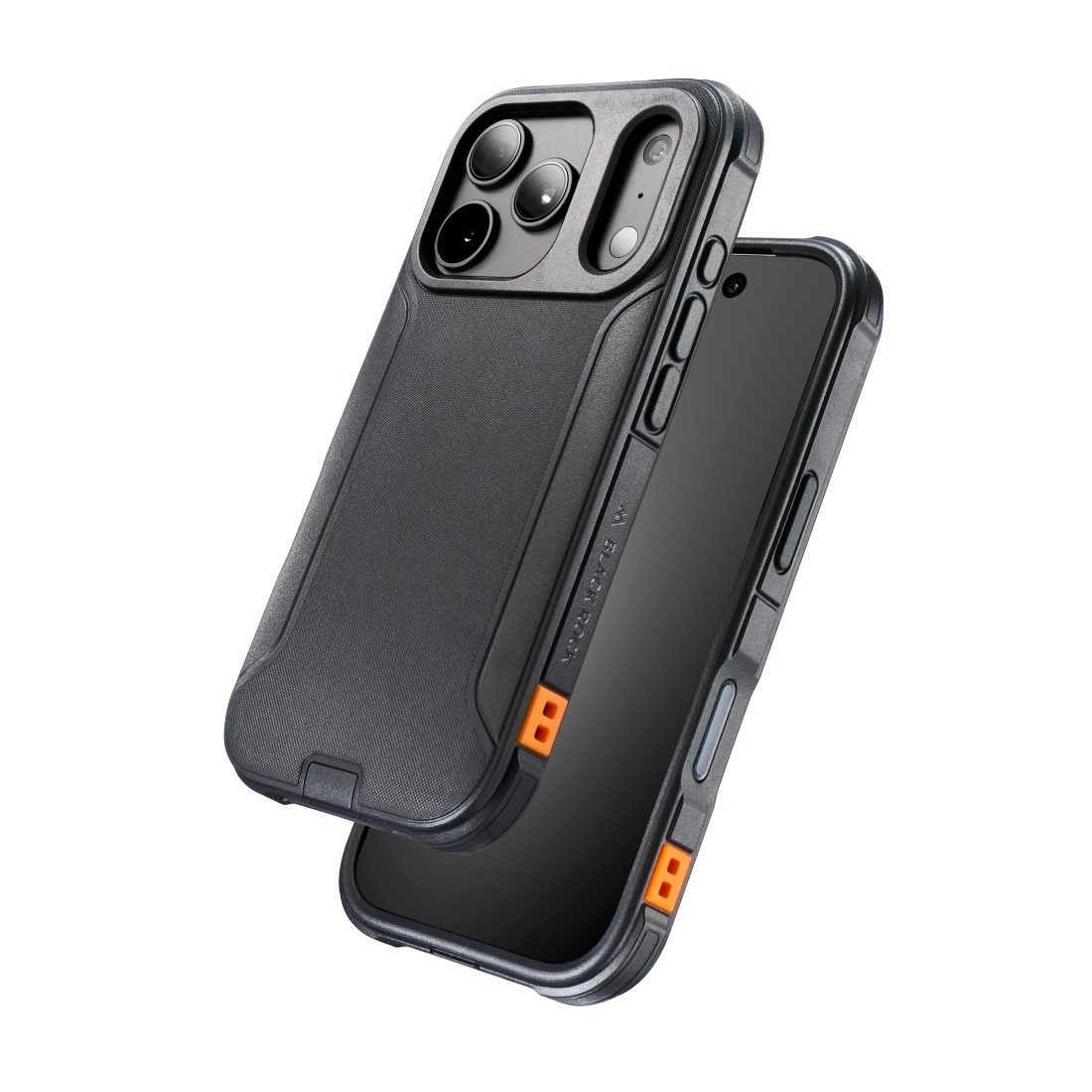 Black Rock Smartphone-Hülle Extrem robuste magnetische Handyhülle für iPhone 17 Pro und 18 Pro, D3O-Technologie, MagSafe-kompatibel, Anti-Rutsch, Stoßschutz