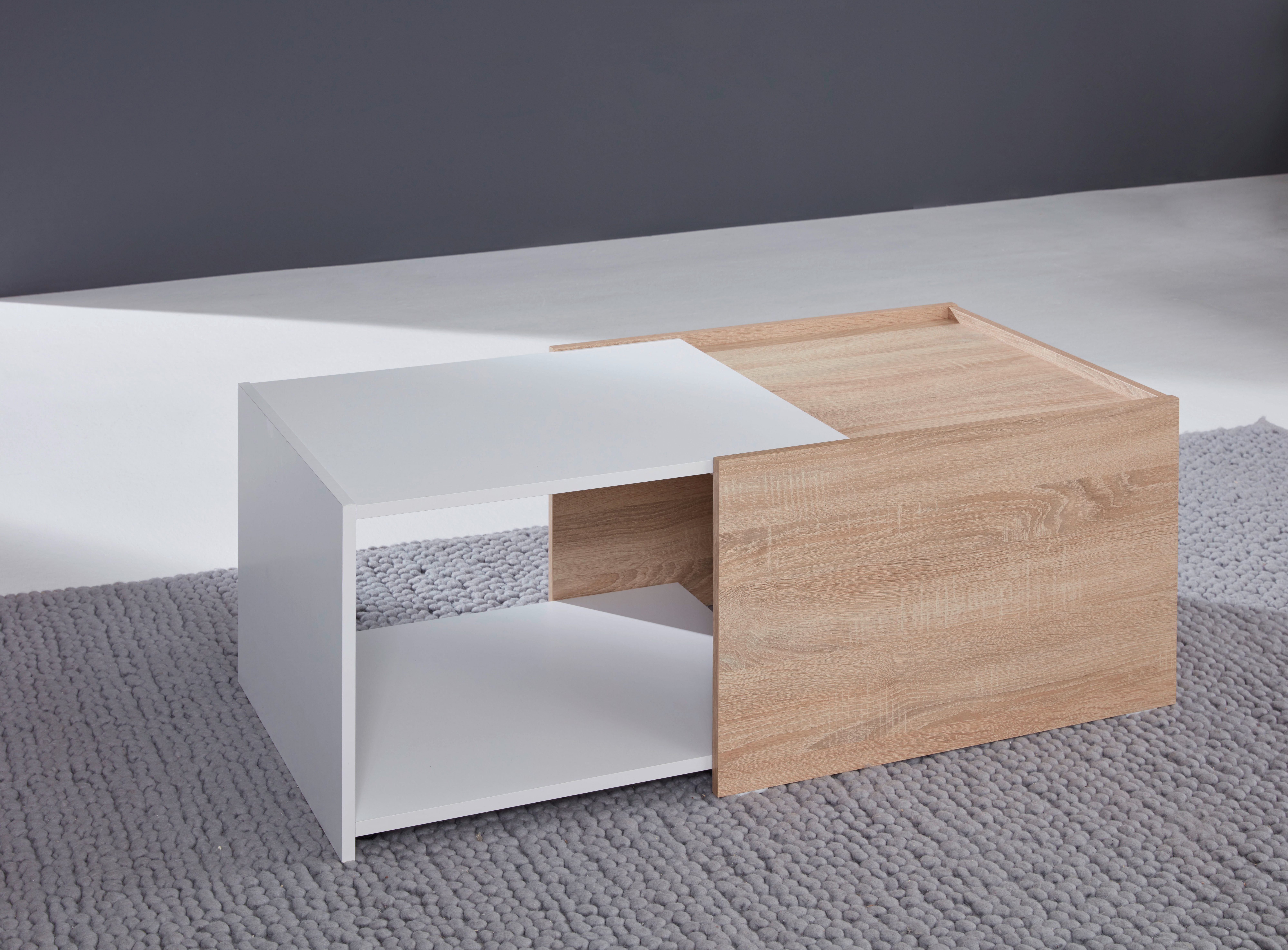 ebuy24 Couchtisch Girano Couchtisch mit Auszug helles Eichendekor, w. Reduzierter Preis € 62,52. Unverbindliche Preisempfehlung € 91,95