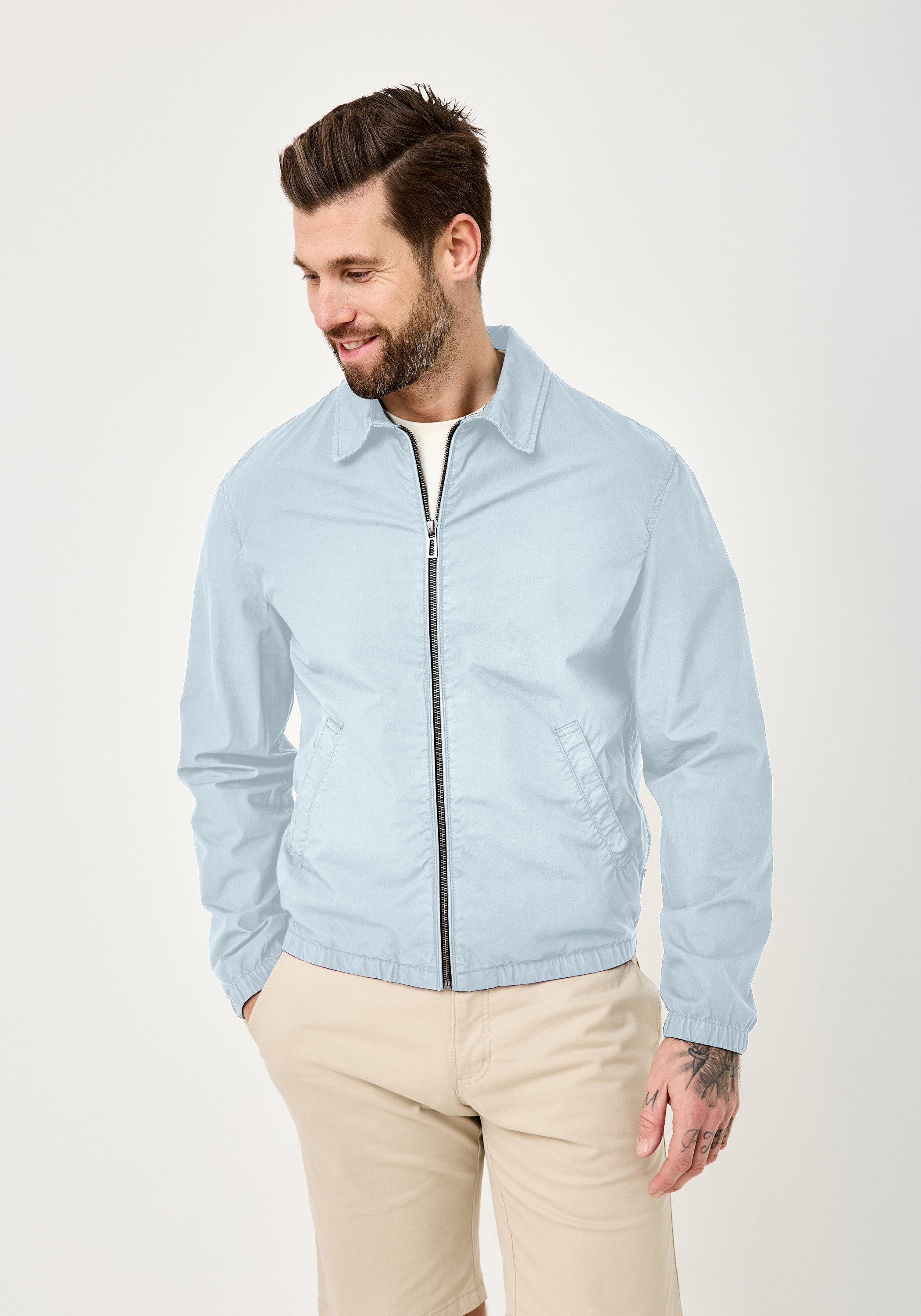 Redpoint Blouson BENNY Modern Fit Blouson aus reiner Baumwolle