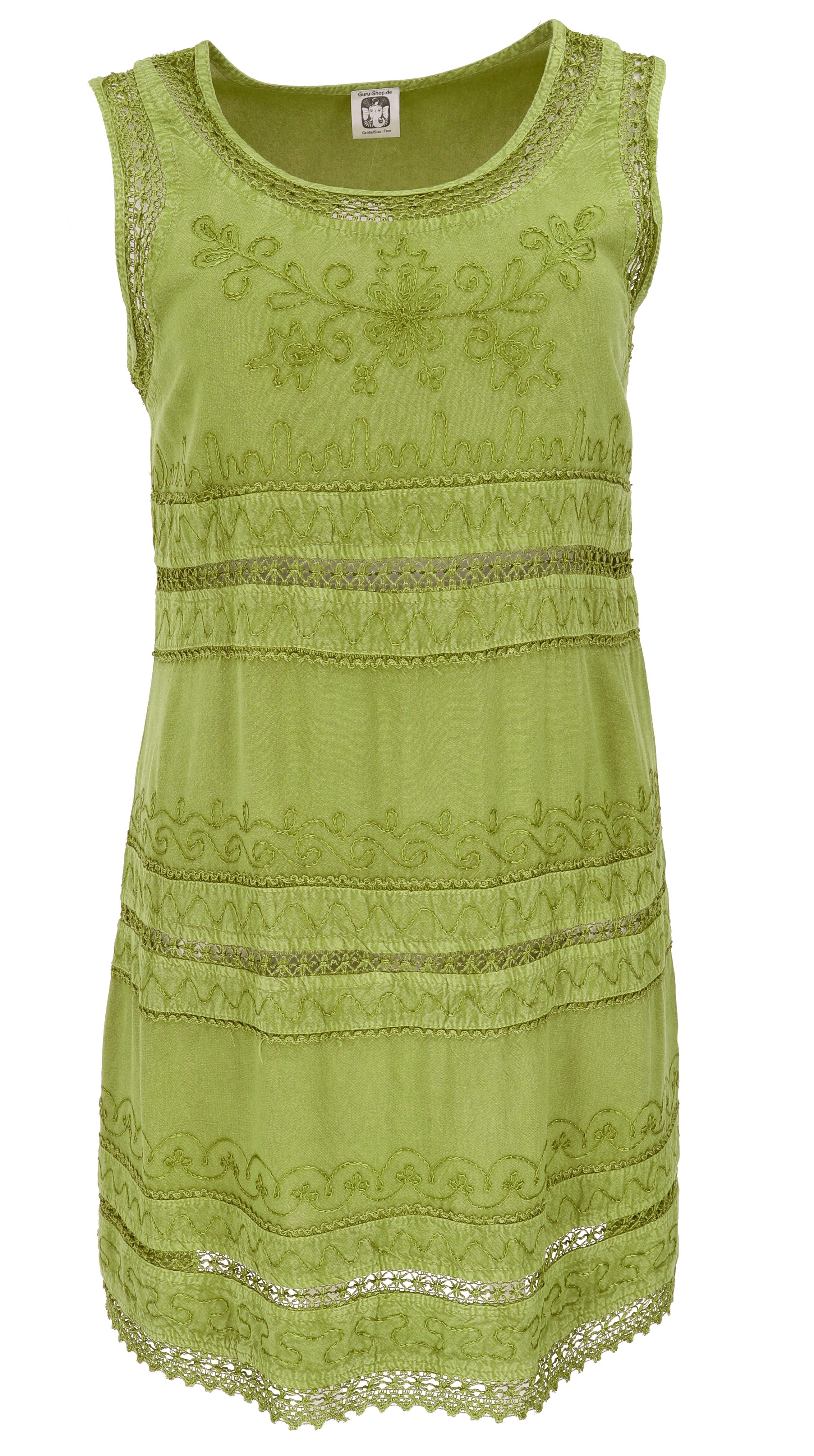 Guru-Shop Midikleid Besticktes Boho Sommerkleid, indisches Hippie.. alternative Bekleidung – Bild 3 von 5
