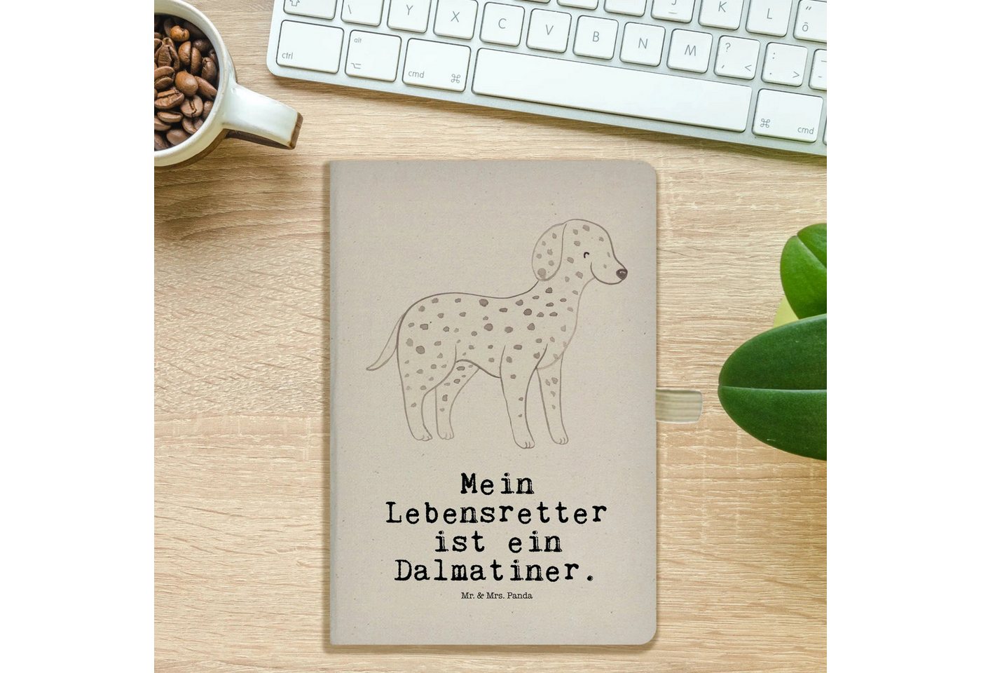Thumbnail - Mr. & Mrs. Panda Notizbuch Dalmatiner Lebensretter - Transparent - Geschenk, Dalmatinac, A5 Noti Mr. & Mrs. Panda, Umwel...