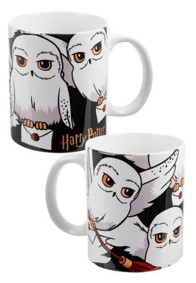 United Labels® Tasse Harry Potter Tasse - Hedwig - Kaffeetasse aus Keramik 320 ml, Keramik