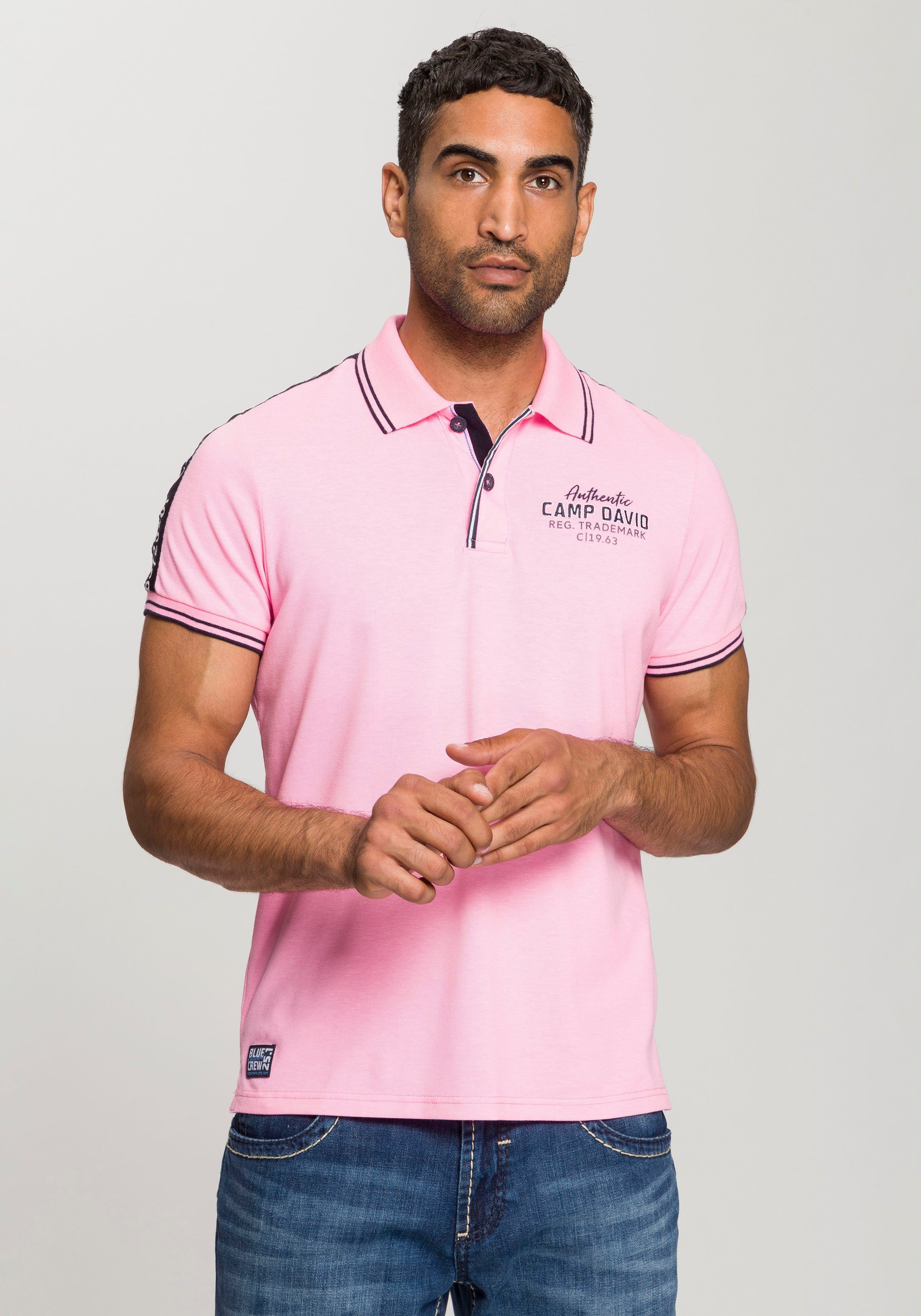 Polo Shirt In Rosa Online Kaufen Pinke Poloshirts Otto