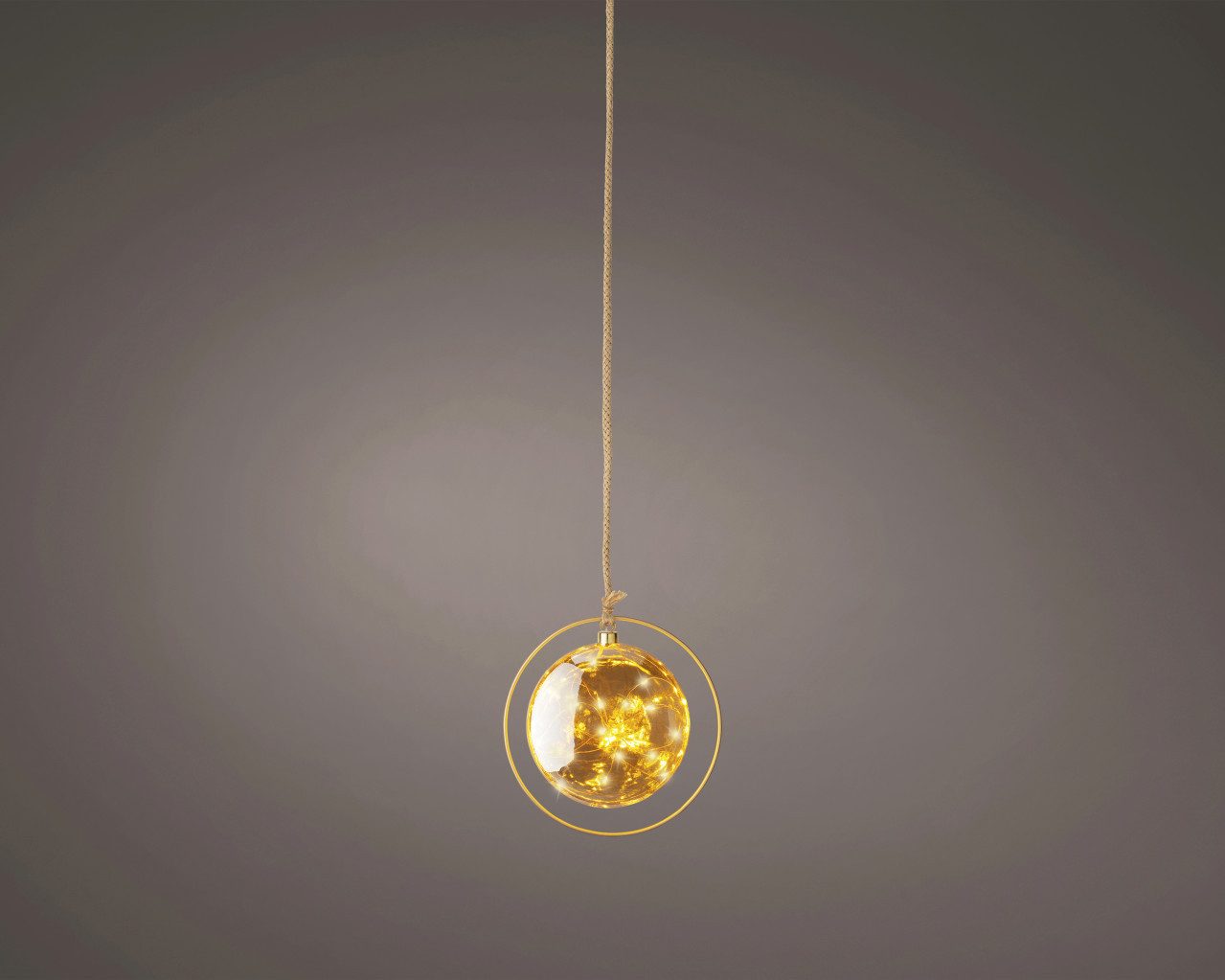 Kaemingk Dekofigur Lumineo LED Kugelhänger batteriebetrieben mit günstig online kaufen