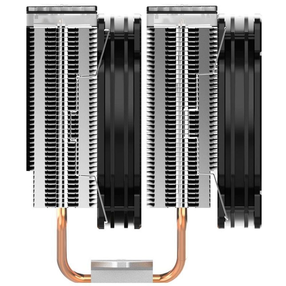 Jonsbo CPU Kühler CR-2000 GT, Dual Tower, 2x 120mm PWM-Lüfter, für Intel- und AMD-Sockel
