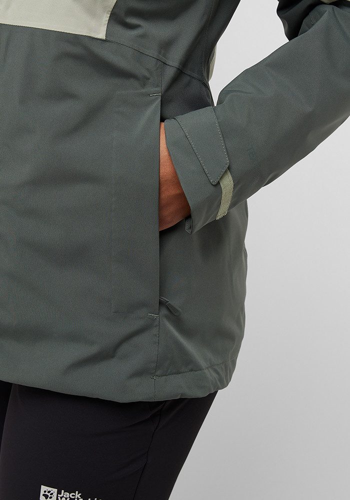 Jack Wolfskin 3-in-1-Funktionsjacke "GLAABACH 3IN1 JKT M" mit Kapuze günstig online kaufen