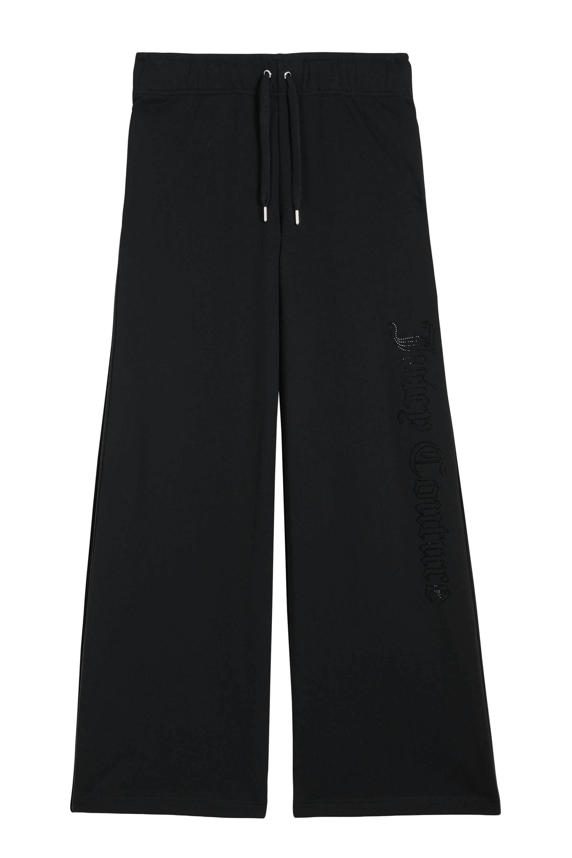 Juicy Couture Sweathose ANNEN ULTRA LOW WIDE LEG TRACKPANT Damen Trainingshose Damen, Sweathose, Velour, Jogginghose mit Glitzer, Sale
