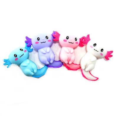 Kögler Lernspielzeug Quetsch Axolotl Knautschtier Anti-Stress Tier Handschmeichler 10 cm (1-St)