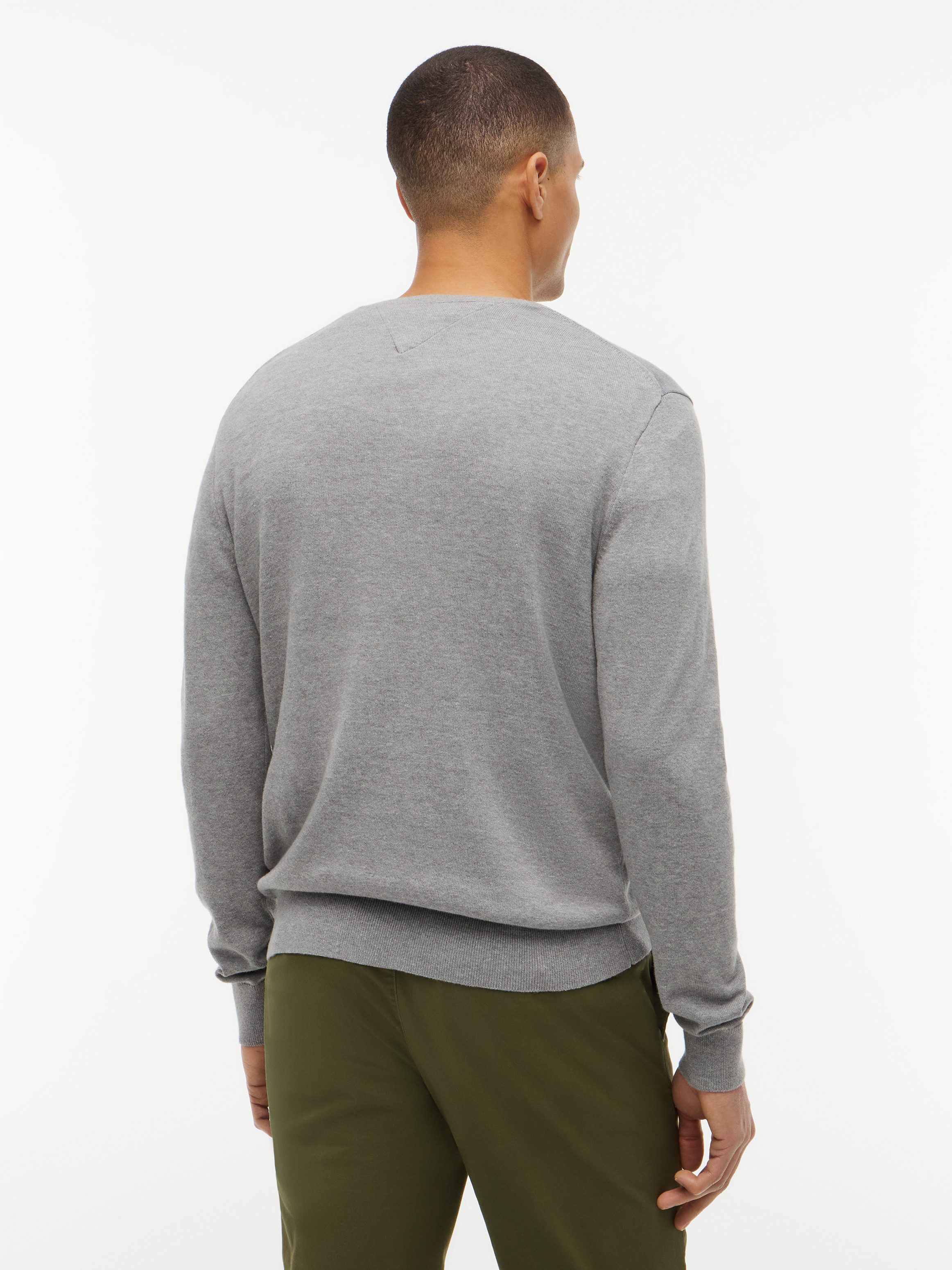Tommy Hilfiger Rundhalspullover ESSENTIAL COTTON Crewneck Regular Fit Premium Mode
