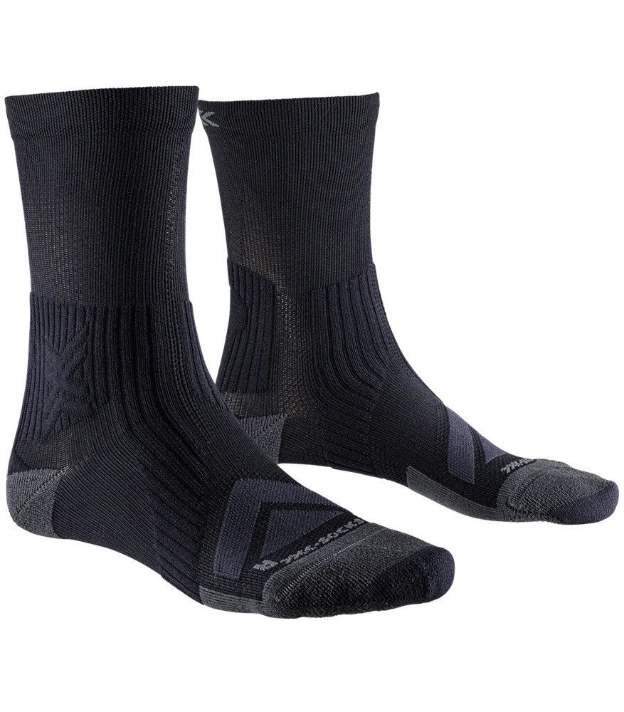 X-Socks Socken Radsocke Bike Expert Crew schwarz/charcoal Herren - 1 Paar