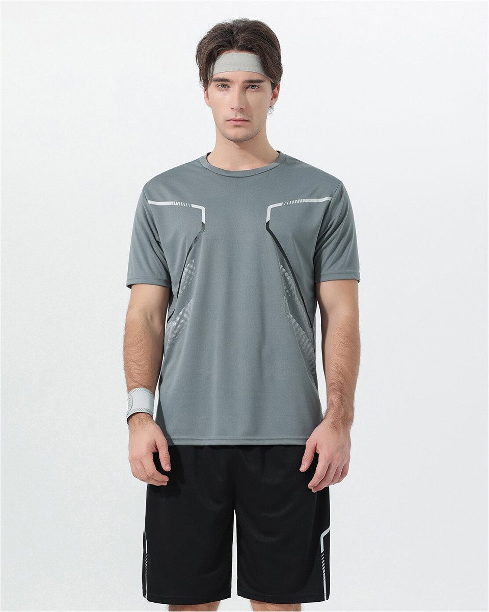 YOUTHUP Sportanzug, Herren Sportanzug Casual 2-Teiliges Set mit Rundhalsausschnitt