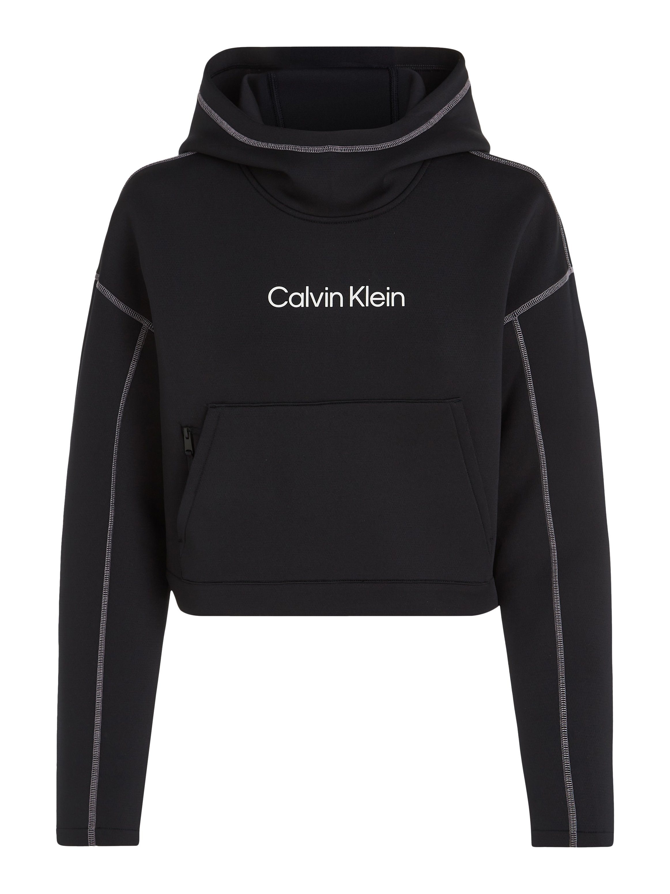 schwarz Calvin PW - Klein Trainingskapuzenpullover Sport Hoodie