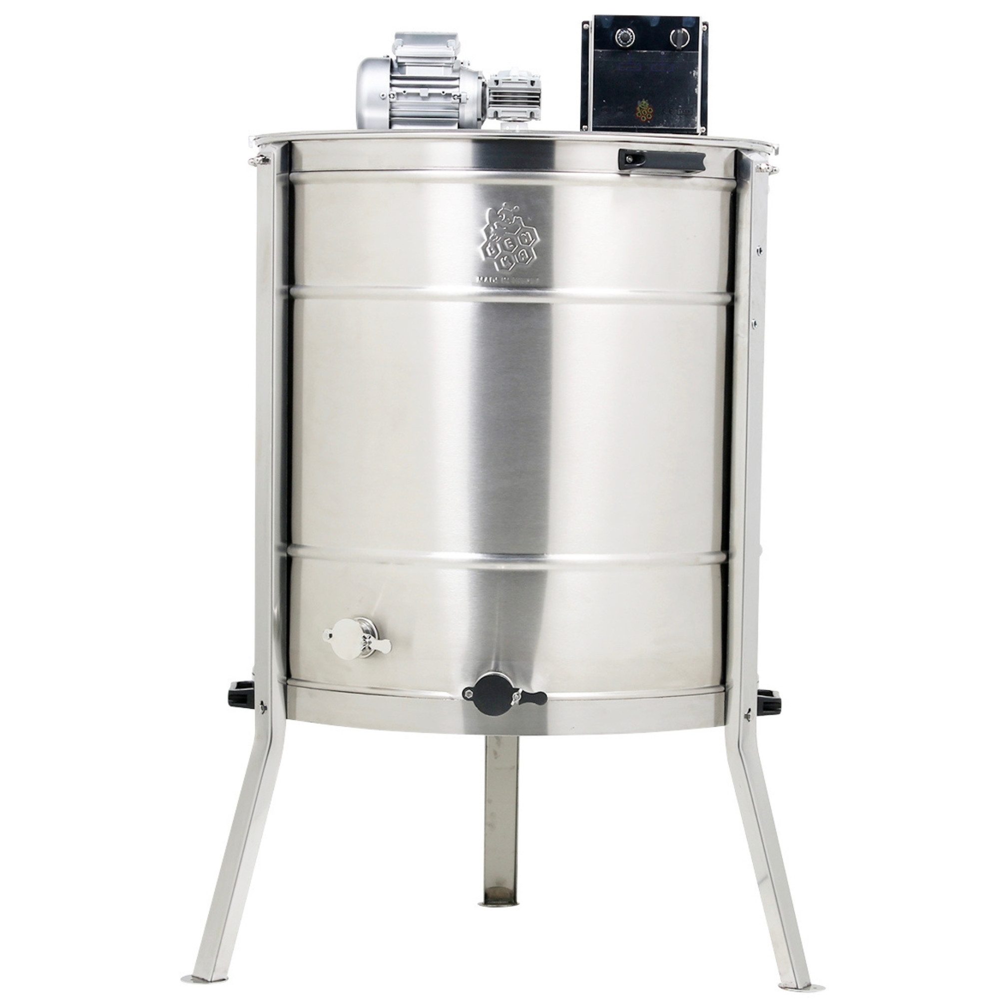 BENKA Honigschleuder 6 Waben Honigschleuder tangential Halbautomatisch mit Motor, Honigzentrifuge, Wabenschleuder