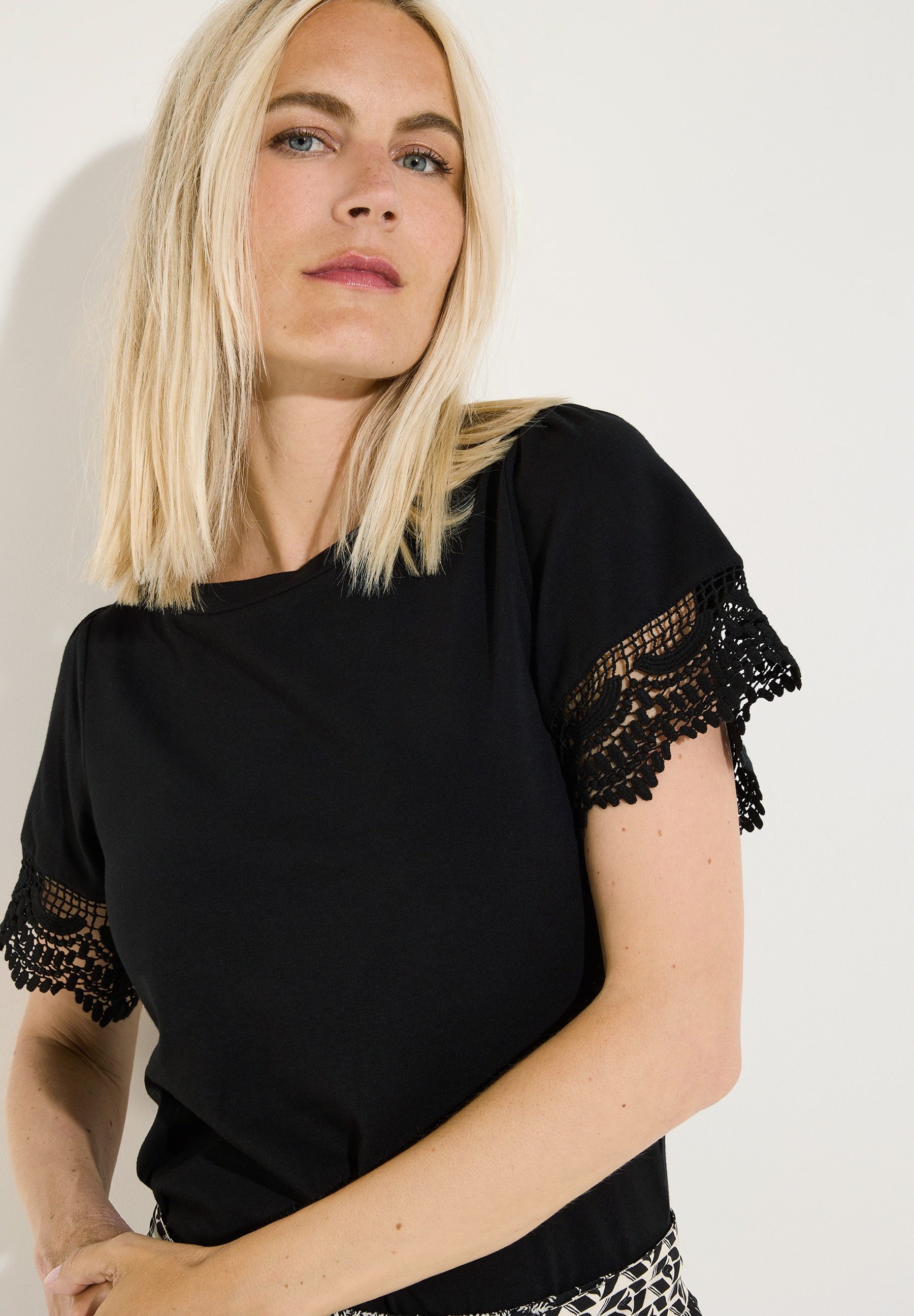 MORE&MORE Spitzenshirt