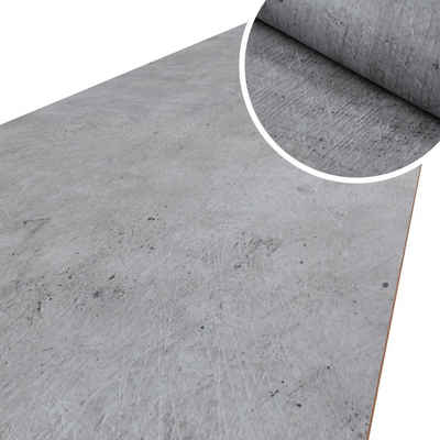 Küchenläufer Küchenläufer Küchenteppich Teppichläufer Läufer EADA Betonoptik Grau, ANRO, Rechteckig, Höhe: 3 mm, Genarbt PVC