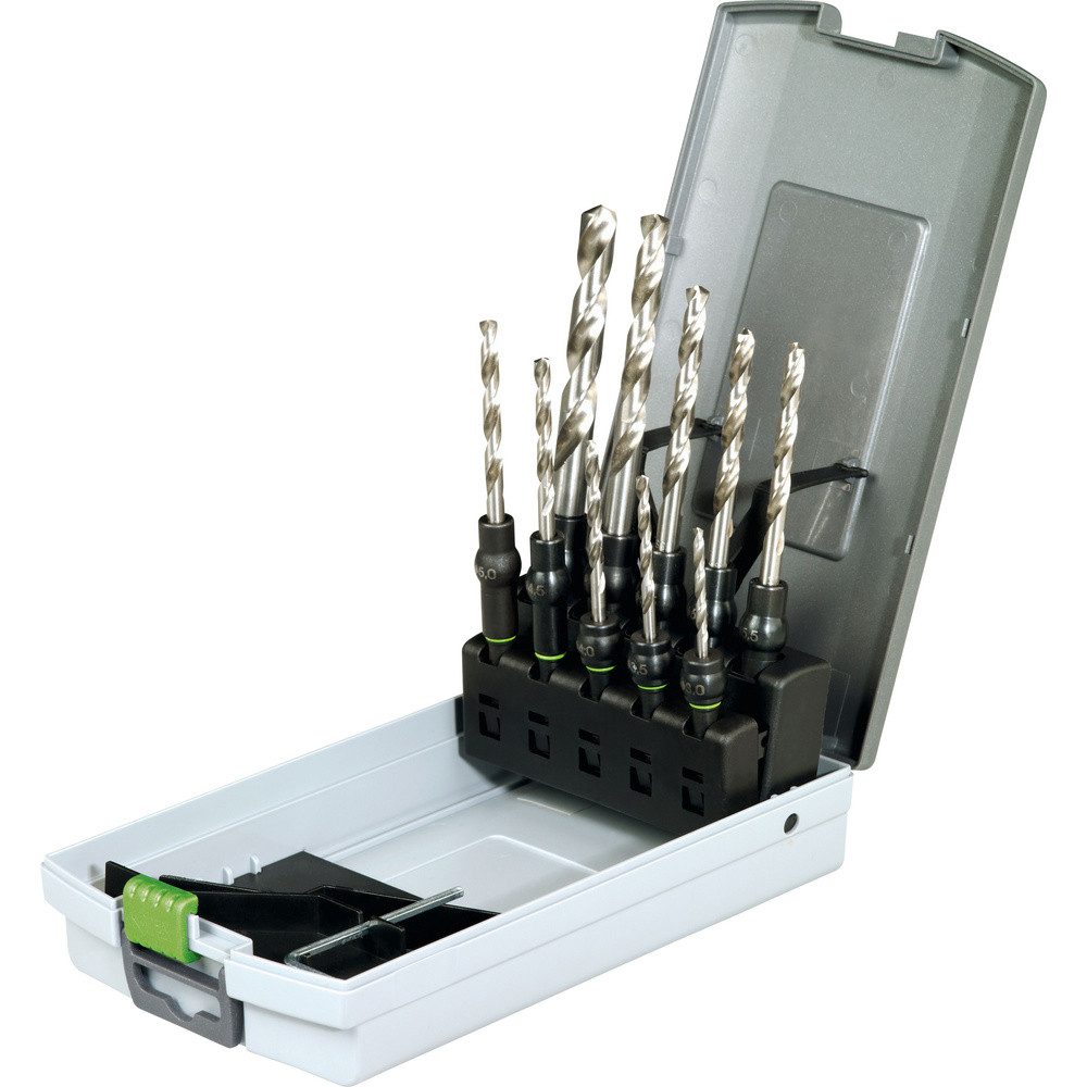 FESTOOL Bohrer- und Bitset Festool 495128 HSS D3-10 CE/10 Bohrer-Set 3 mm, 3.5 mm, 4 mm, 4.5 mm