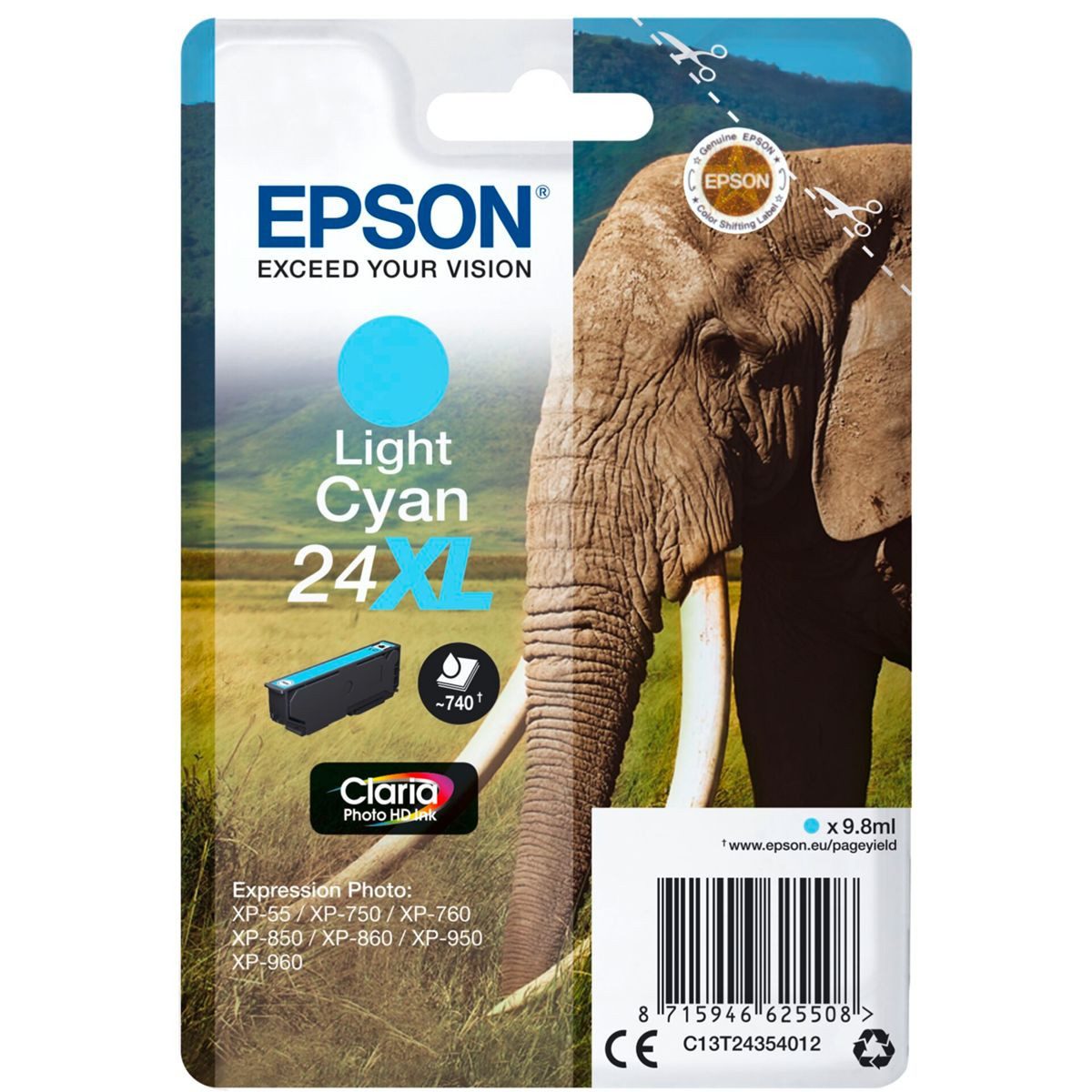 Epson Tintenpatrone XL light Claria Home HD T 2435 Tintenpatrone