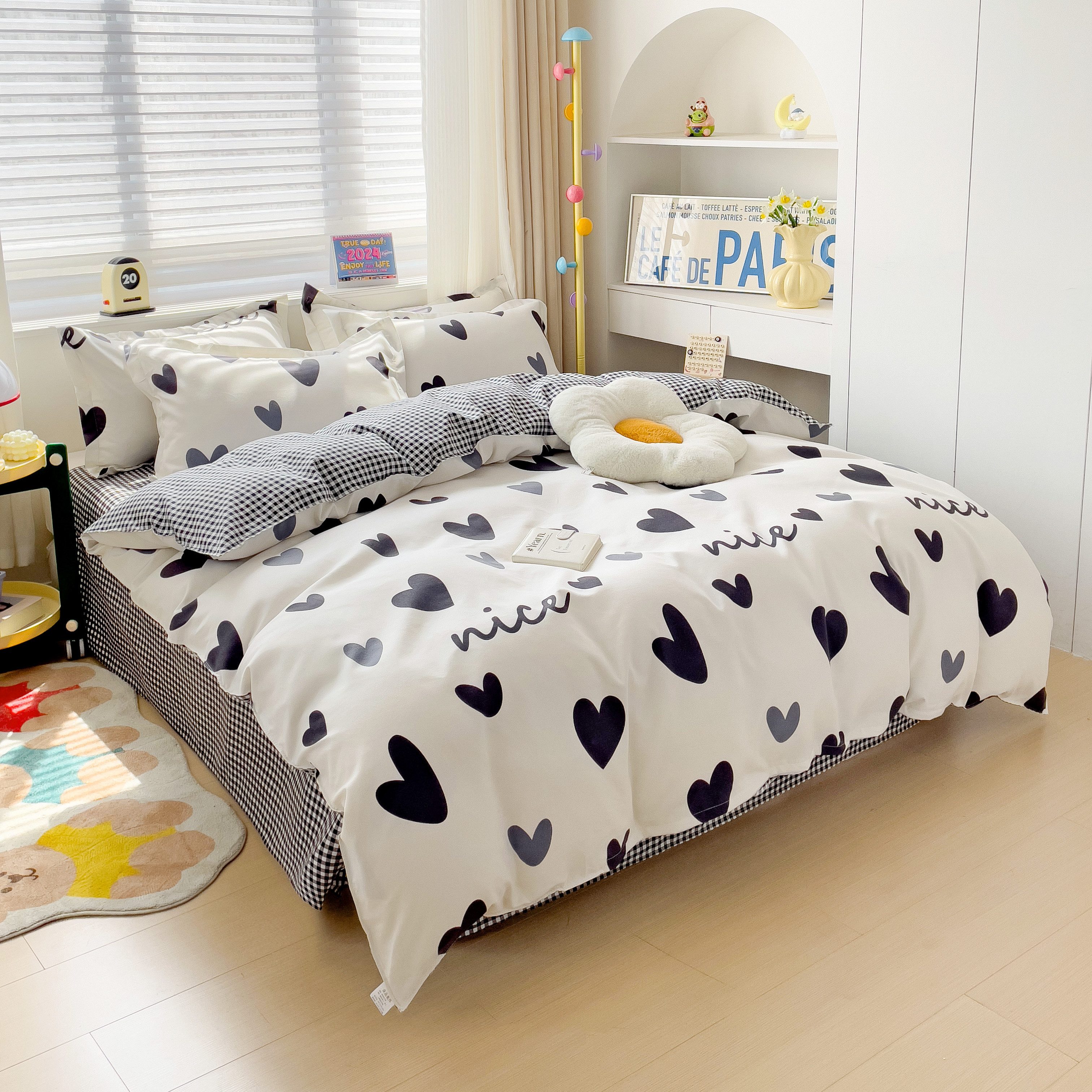 ibettertec Bettwäsche Bettbezug Set 135x200, 200x200 günstig online kaufen