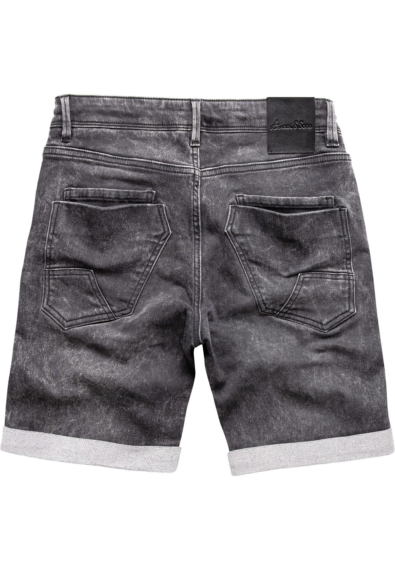 Amaci&Sons Jeansshorts NILES Jeansshorts Herren Bermuda Jeans Short Hose Re günstig online kaufen