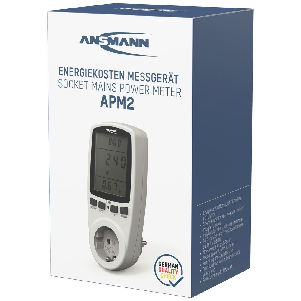 APM2 APM2 ANSMANN® Energiekosten-Messgerät, Ansmann Energiekostenmessgerät