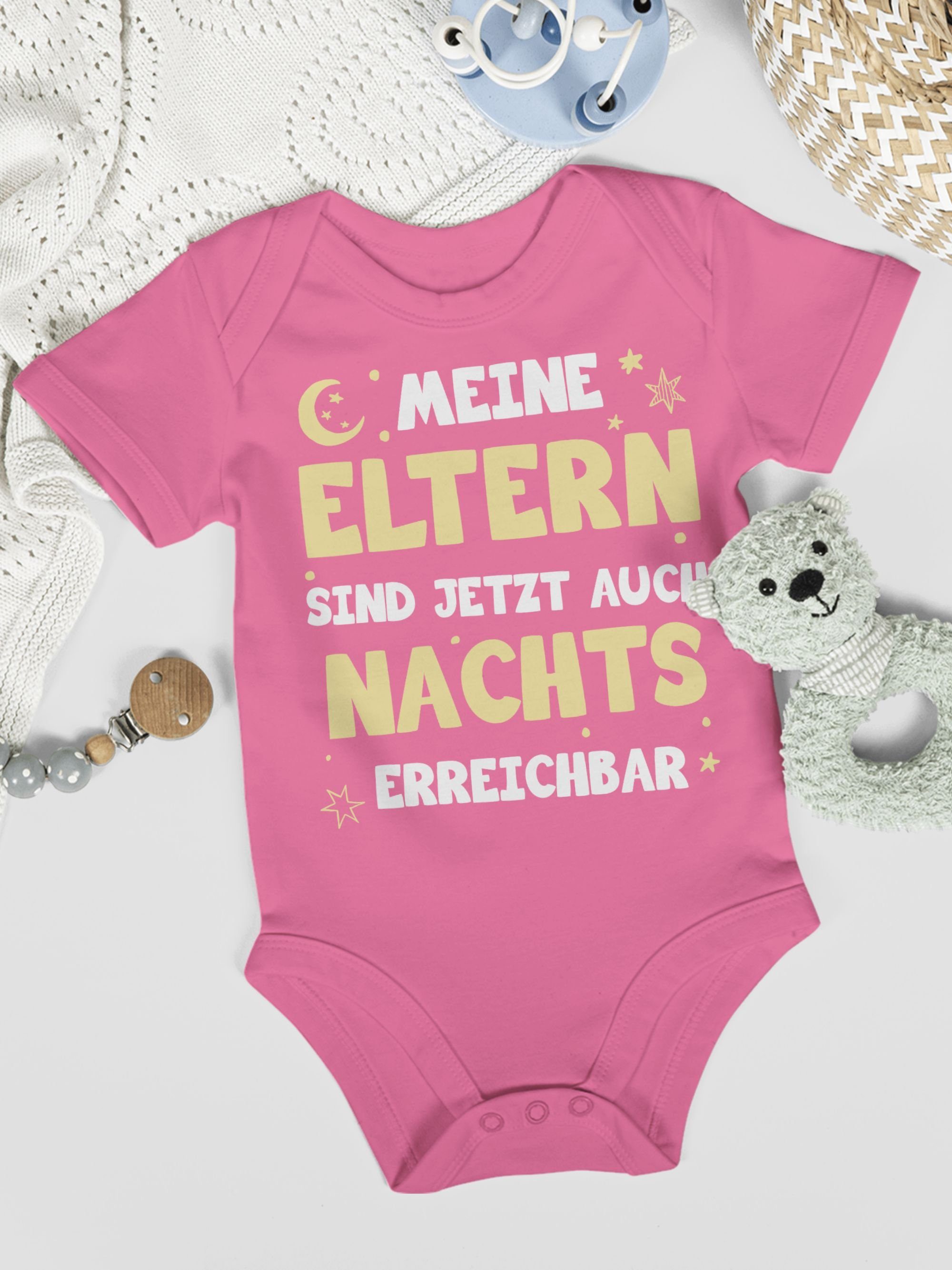 Baby nachts Shirtracer Pink sind Shirtbody jetzt Sprüche auch Meine 1 erreichbar Eltern