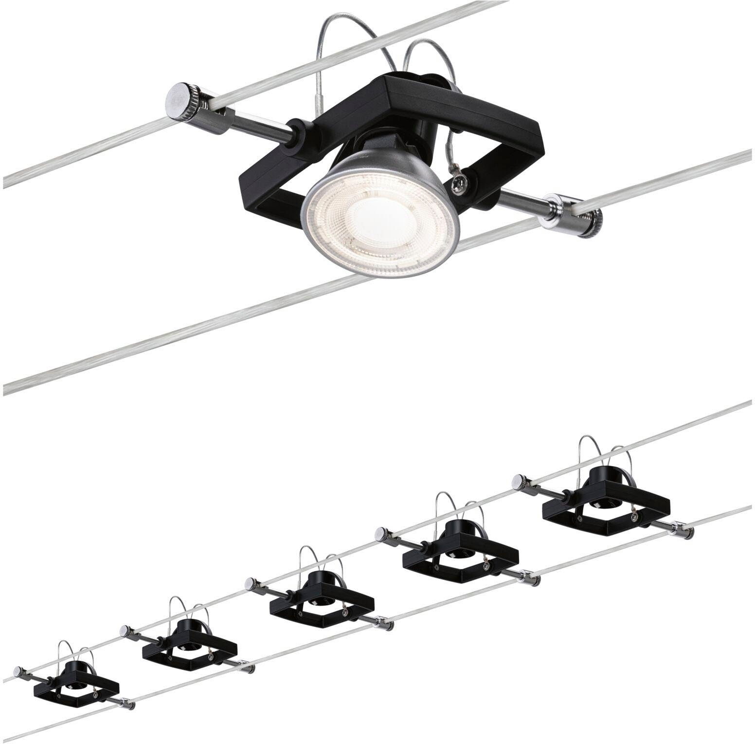 Paulmann LED Deckenleuchte Mac II, ohne Leuchtmittel, GU 5,3