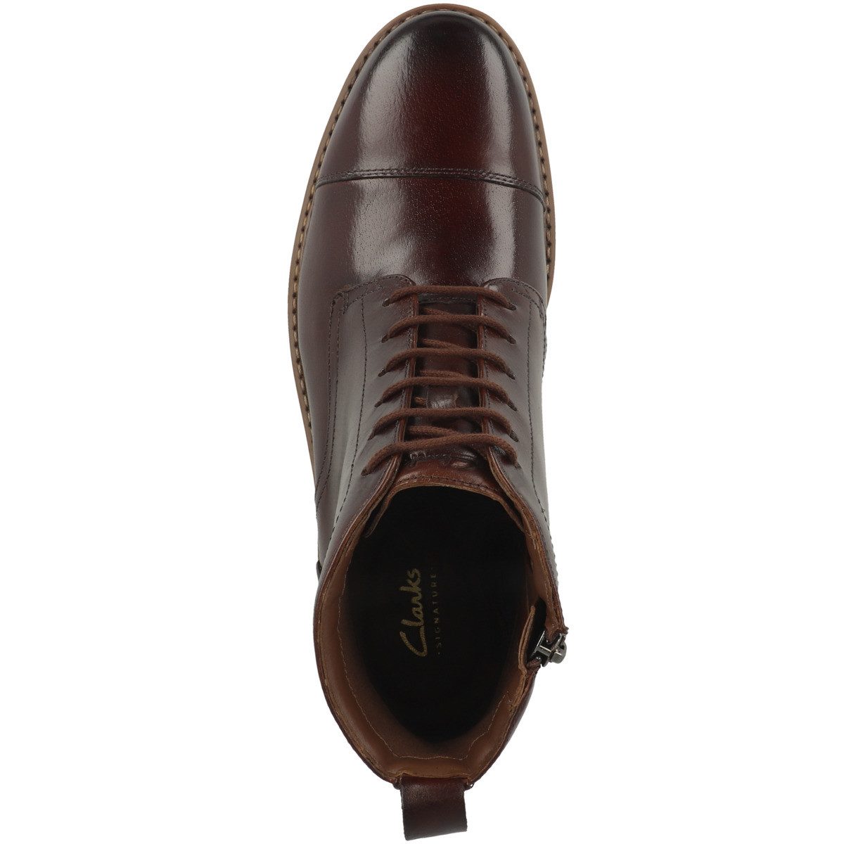 Clarks Aldwin Cap Herren Schnürboots Stiefeletten, Stiefel, Winterstiefel, günstig online kaufen