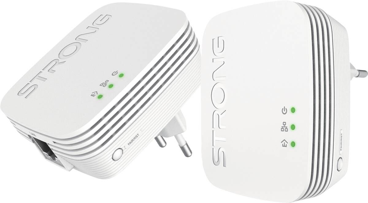 Strong Strong Powerline 1000 Mini 2er-Pack Netzwerk-Produkte Bridge