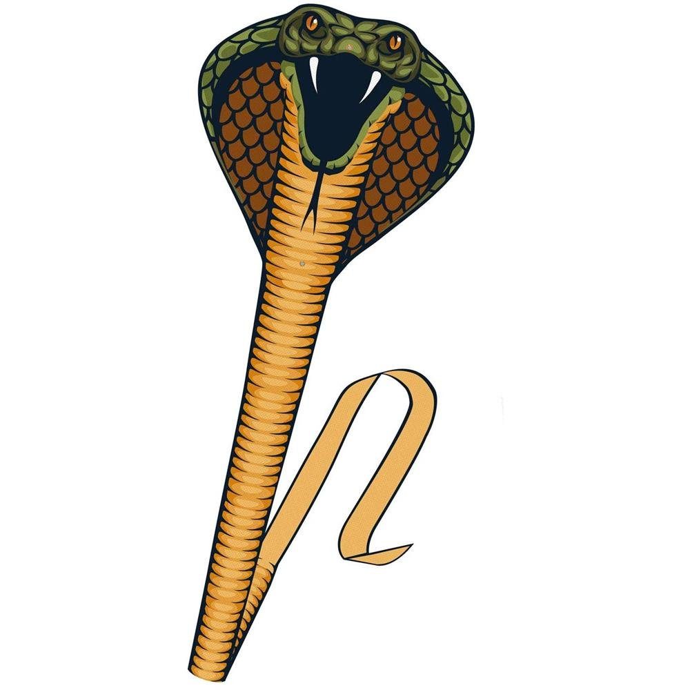 Günther Flug-Drache Cobra Schlange, 69 x 400 cm, mit Wickelgriff, für Kinder ab 6 Jahren