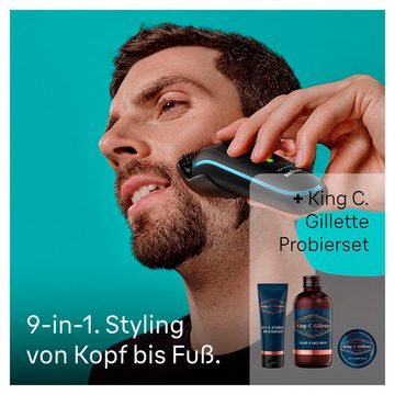 Braun Haarschneider All-In-One Styling Set MGK5411, King C. Gillette Probierset, Wet&Dry