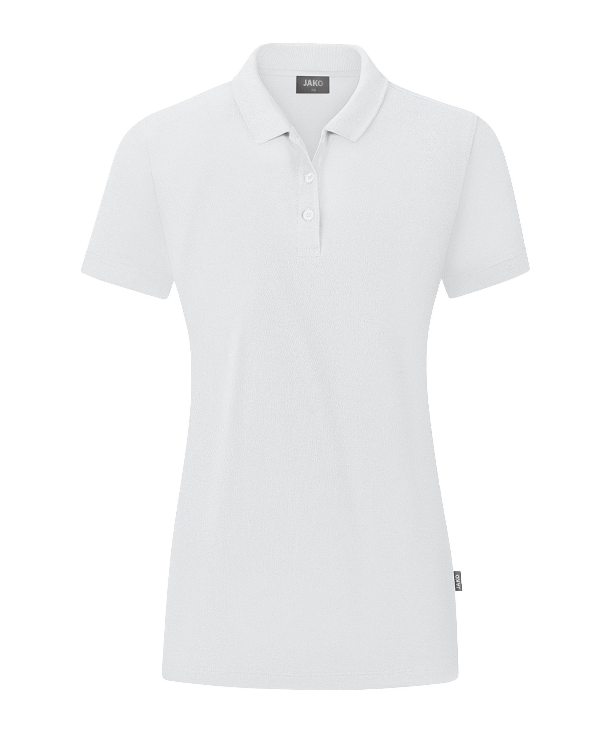 Poloshirt Organic Pique (Bio-Baumwolle, 200g/m2) weiss Damen