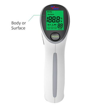 Promedix Infrarot-Fieberthermometer PR-960, Universal 2 in 1 Fieber- und Oberflächenthermometer