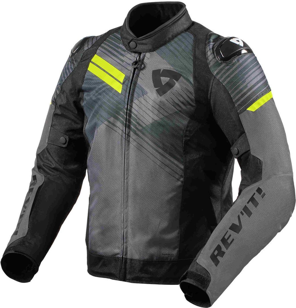 Motorrad Apex Motorradjacke Textiljacke H2O Revit Grey/Yellow