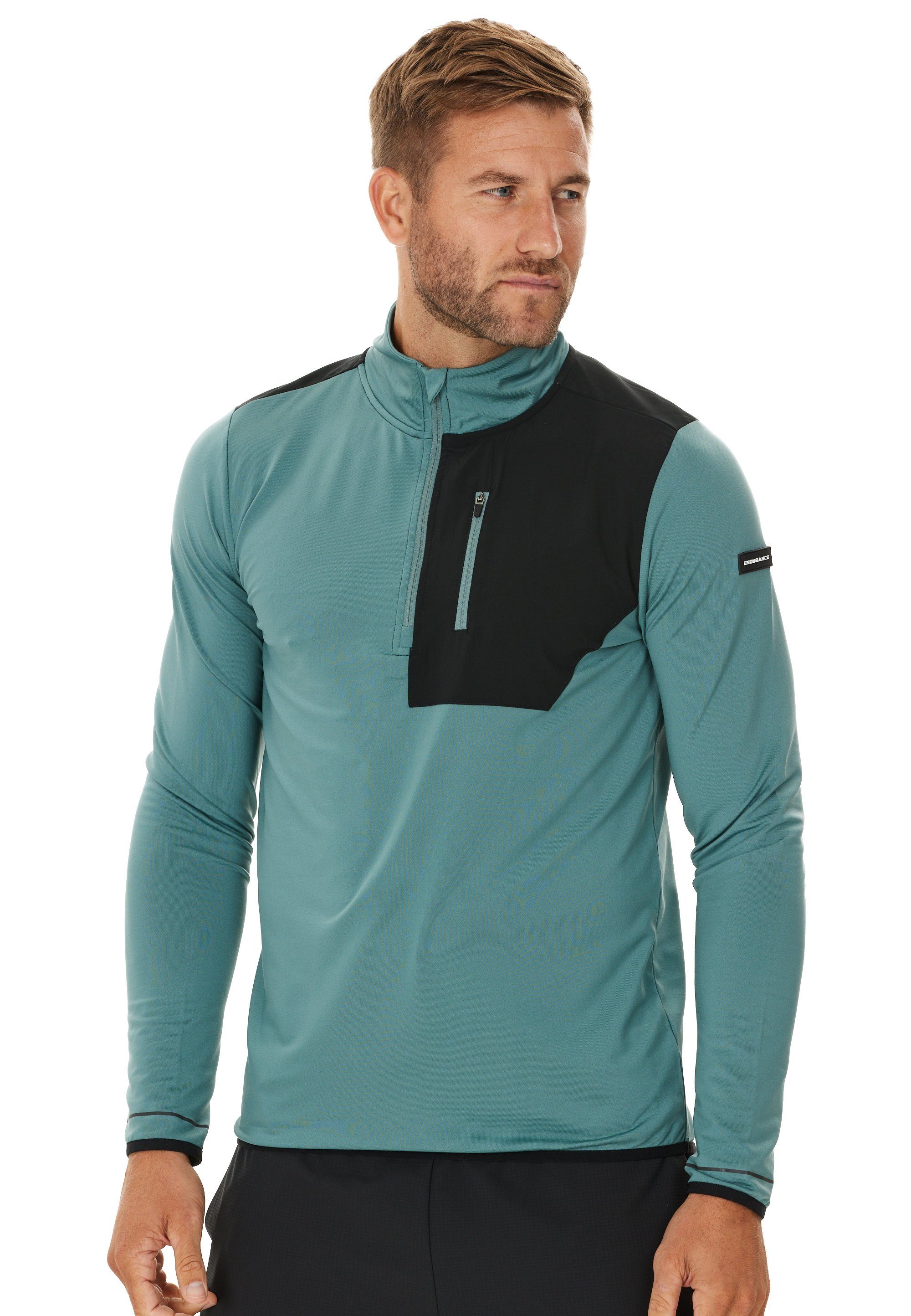 ENDURANCE Strickpullover Breger mit Reißverschluss-Brusttasche