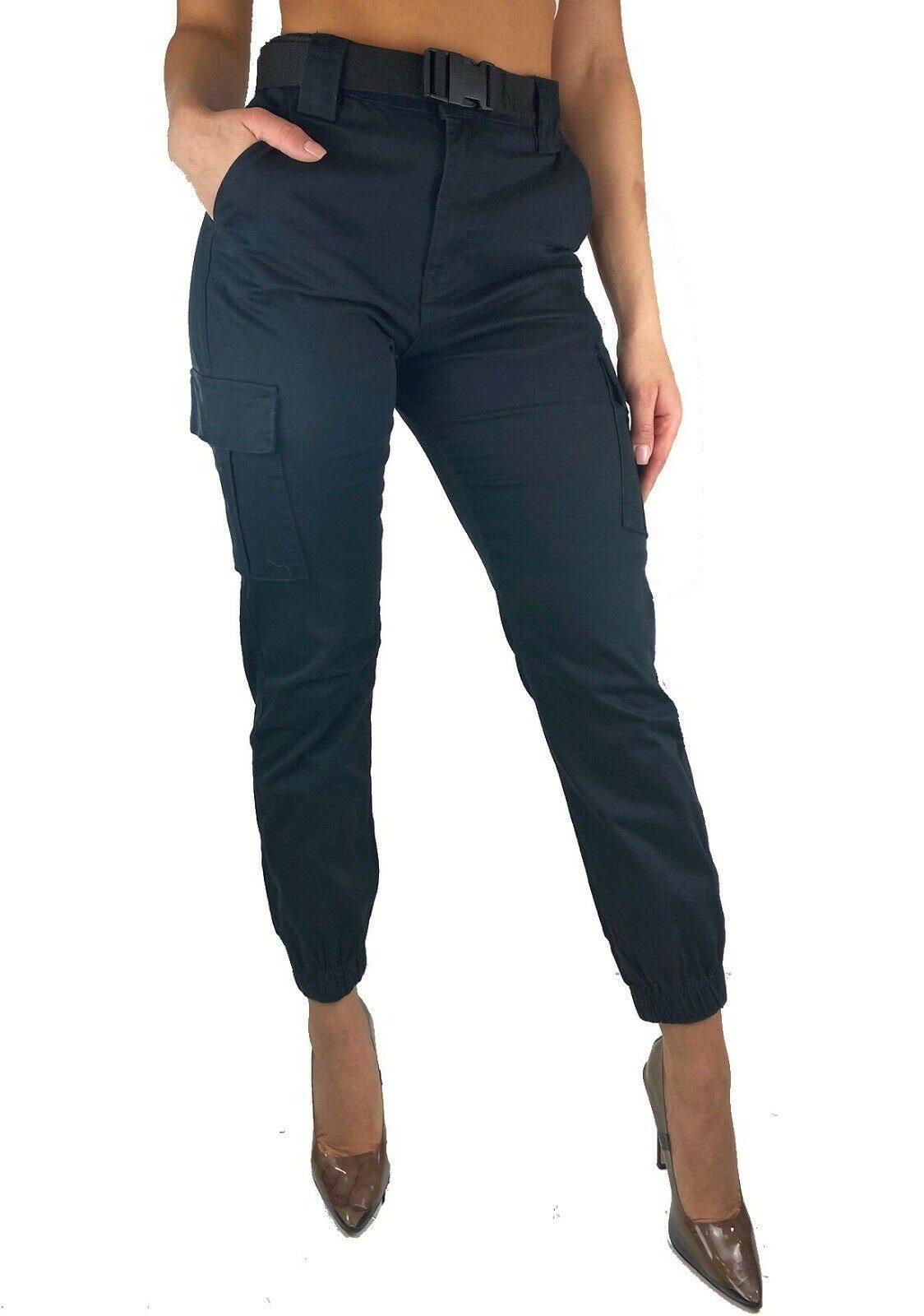 Worldclassca Cargohose Worldclassca Cargohose Gürtel Outdoor Cargo Jeans Hose Freizeithose