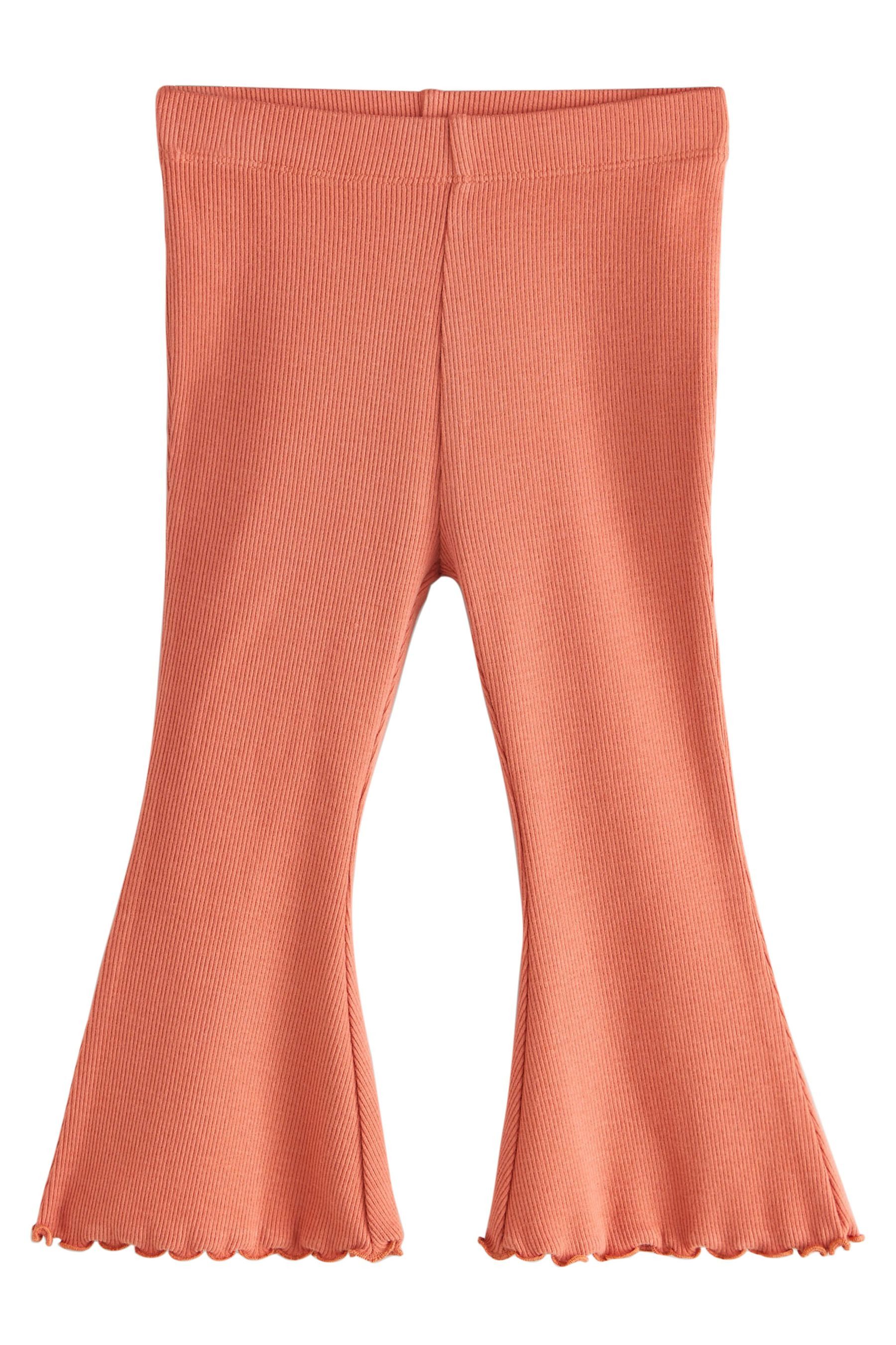 Next Leggings Gerippte Leggings mit ausgestelltem Bein (1-tlg)