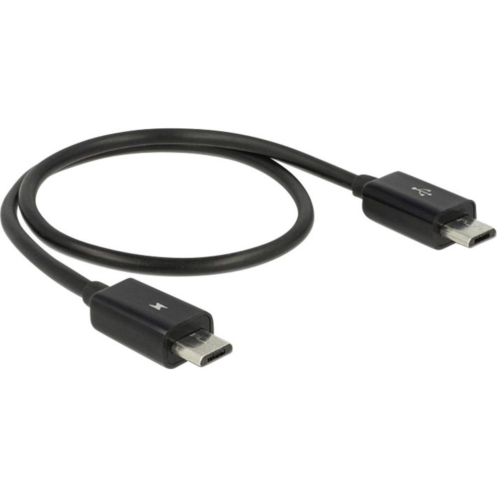 Delock USB-Kabel USB 2.0 USB-Micro-B Stecker, USB-Micro-B Stecker 0.30 USB-Kabel