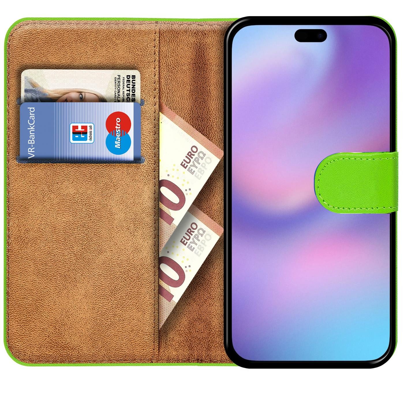 CoolGadget Handyhülle Book Case Handy Tasche für Apple iPhone Air 6,5 Zoll, Hülle Klapphülle Flip Cover für iPhone Air Schutzhülle stoßfest