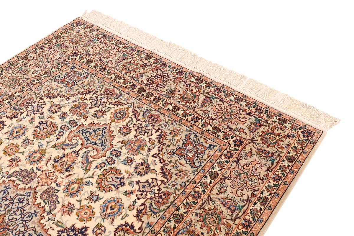 6 Höhe: Trading, Seidenkette mm rechteckig, 151x234 Orientteppich, Nain Isfahan Handgeknüpfter Orientteppich