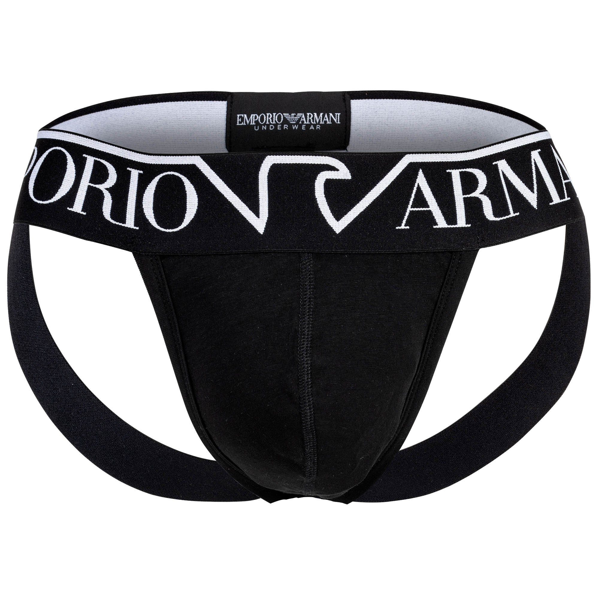 Tanga Herren Jockstrap 1er Pack Baumwolle Megalogo