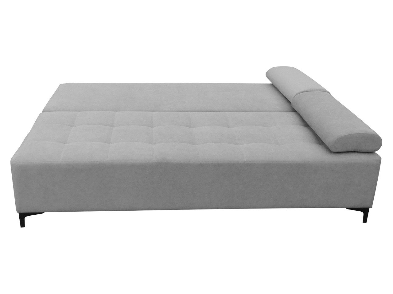 MIRJAN24 Schlafsofa Fabio, mit Bettkasten und Schlaffunktion, Füße aus Metall, Kissen mit Reißverschluss