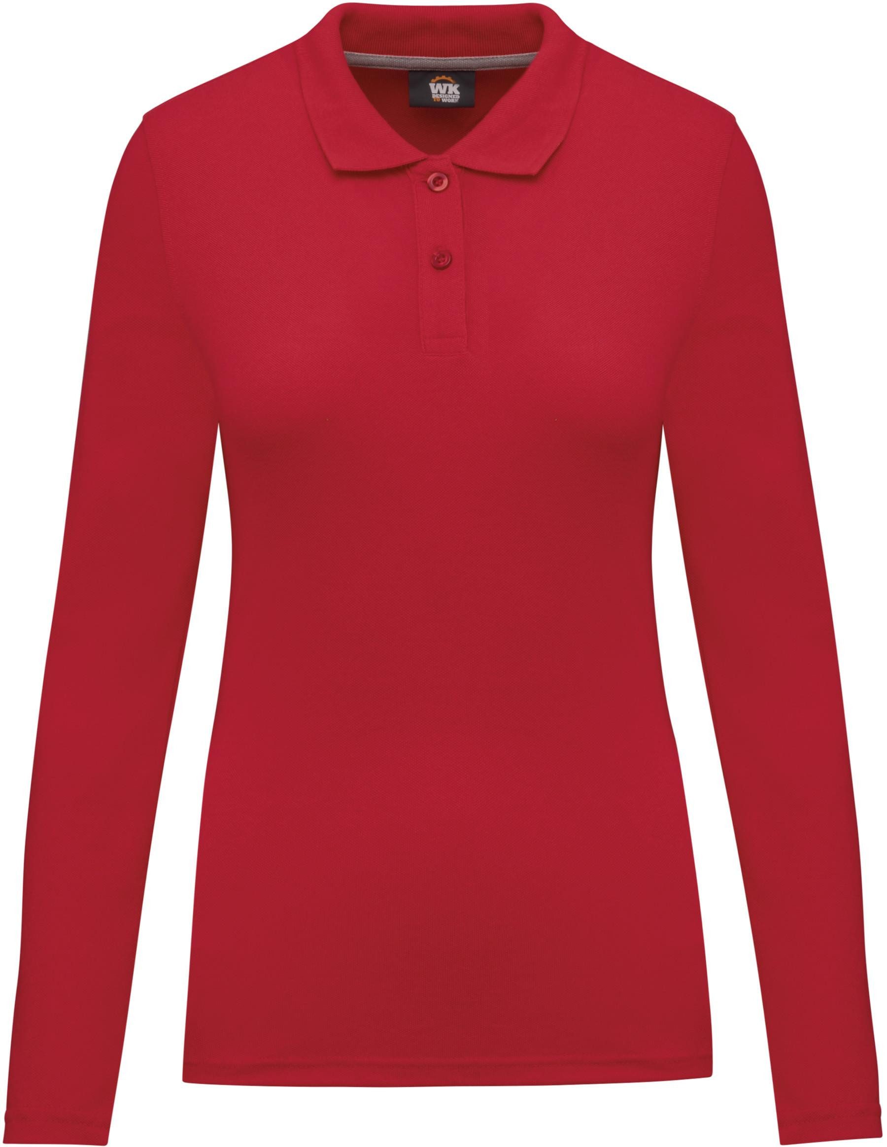 WK. Designed To Work Langarm-Poloshirt Langarm-Polohemd günstig online kaufen