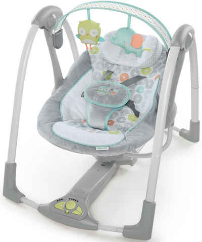 ingenuity Babyschaukel Swing'n Go, Hugs & Hoots, tragbar