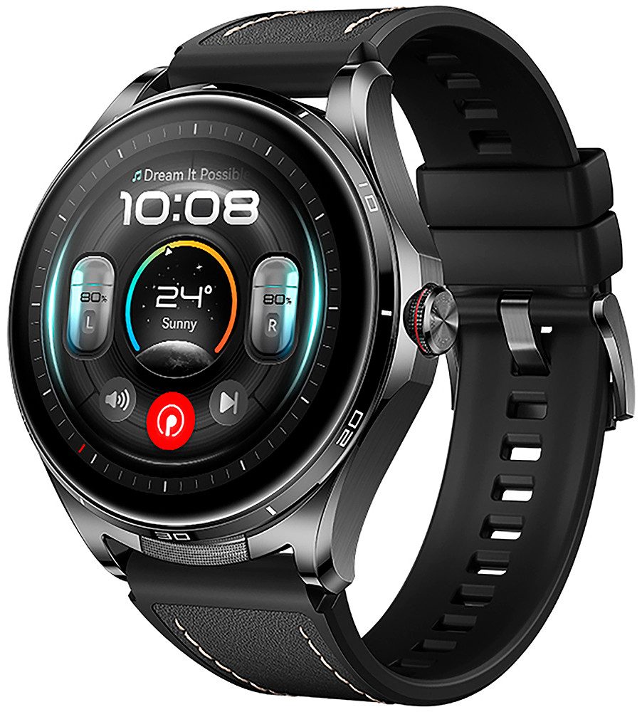 Huawei WATCH Buds 2 Smartwatch (3,8 cm/1,5 Zoll, Harmony OS), Smartwatch mit integrierten kabellosen In‑Ear‑Kopfhörern schwarz