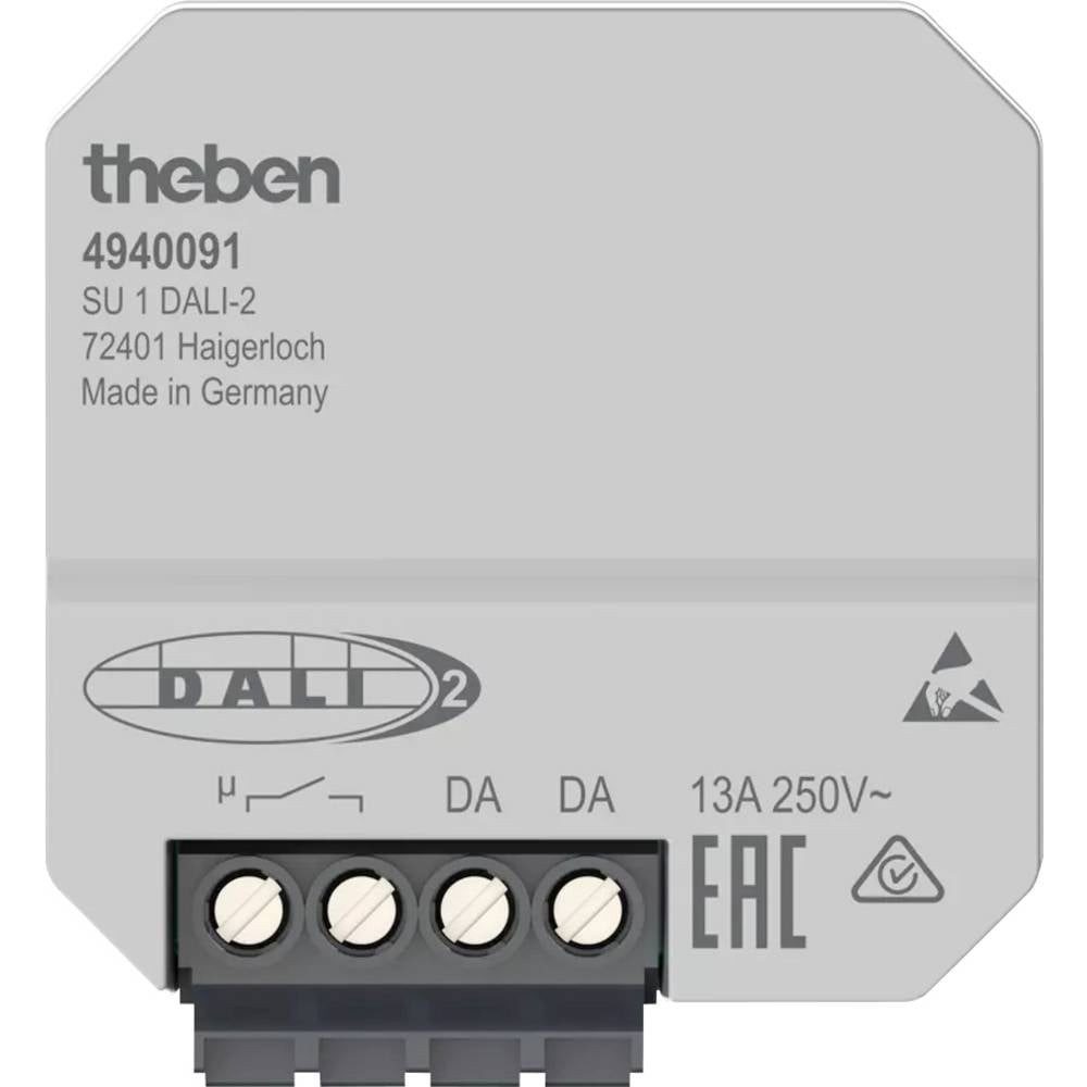 theben UP-DALI-2 Schaltaktor 1 Kanal Betriebsgerät 4940091 Smart-Home-Steuerelement