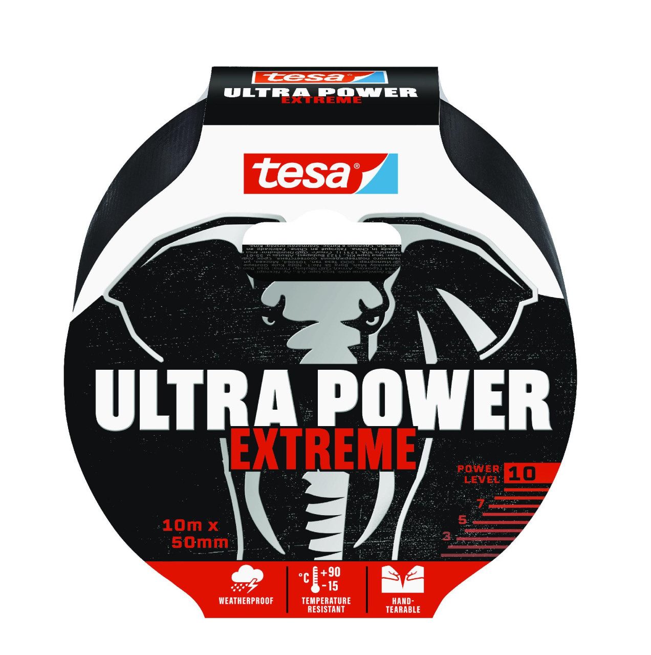 tesa Packpapier tesa Ultra Power Extreme 10 m x 50 mm, schwarz