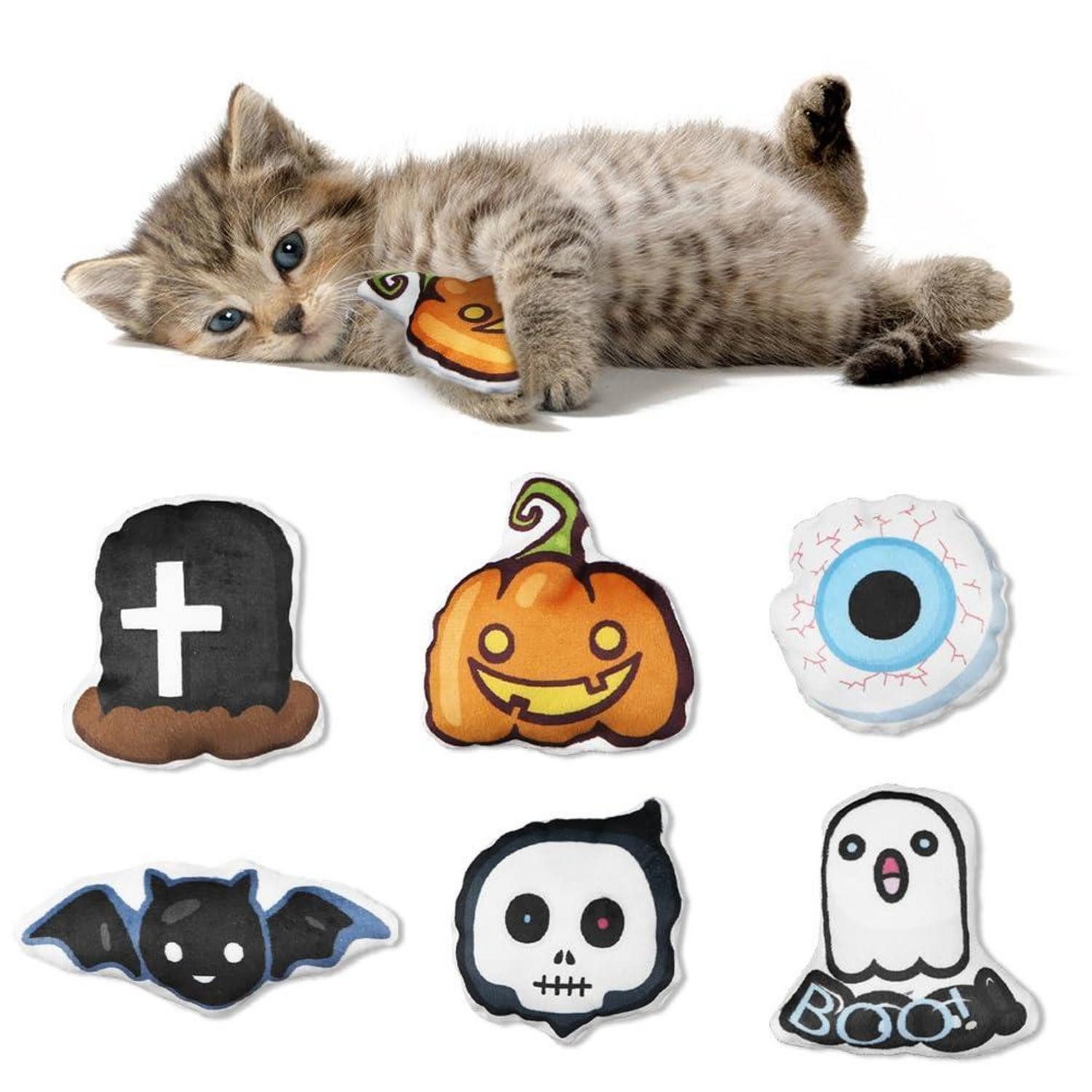 LuxusKollektion Kuscheltier Katzenspielzeug Halloween 6er Set Plüsch (6-St)