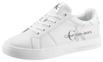 Calvin Klein Jeans »Cupsole laceup Sneaker logo« Sneaker mit weißer Laufsohle