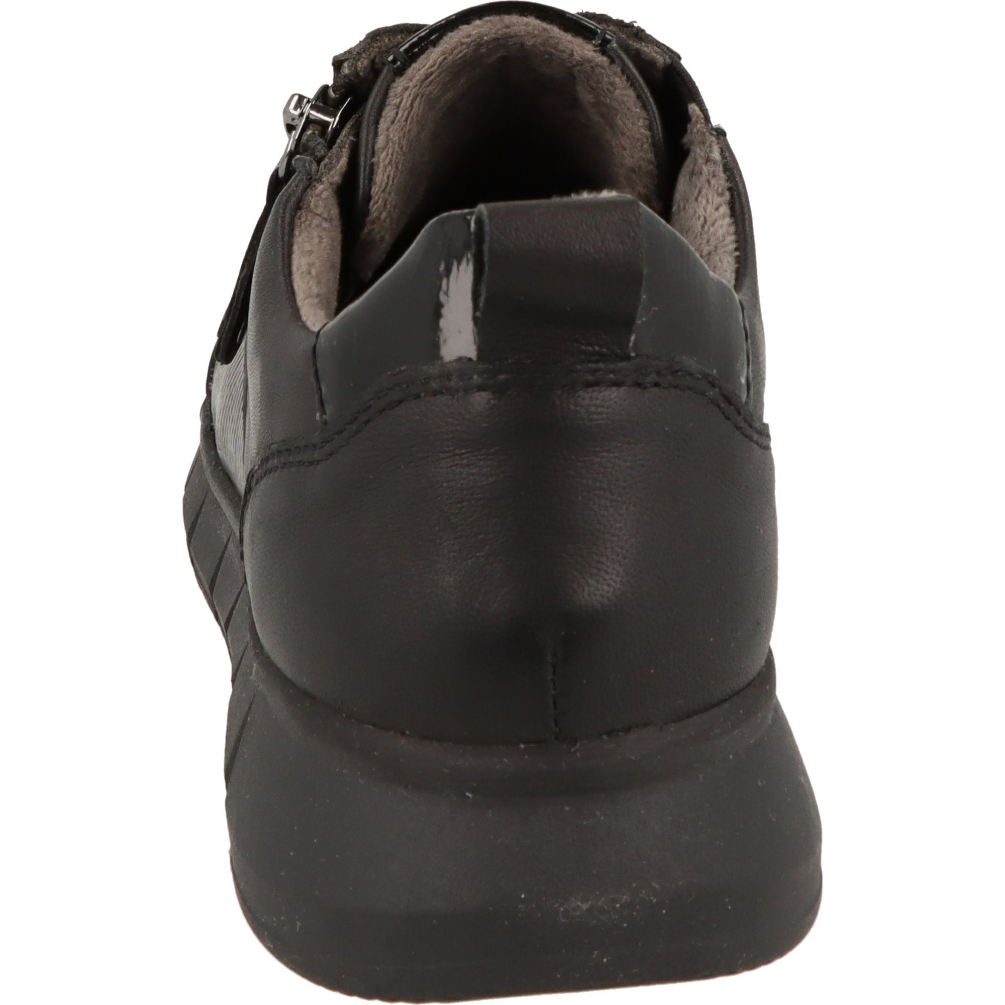 Damen Tamaris Reißverschluss, Leder Schnürschuh Sneaker Wechselfußbett, 8-83705-41 Schuhe Halbschuhe COMFORT Fit Comfort